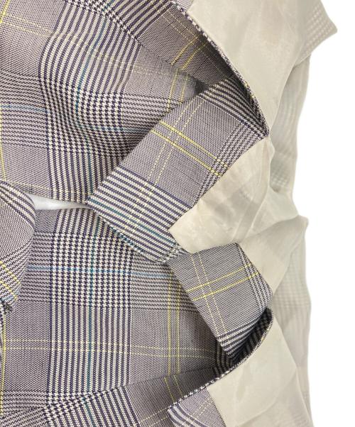 IENA（イエナ）IENA (イエナ) FABRICA グレンチェック ジャケット グレー サイズ:38の古着・服飾アイテム