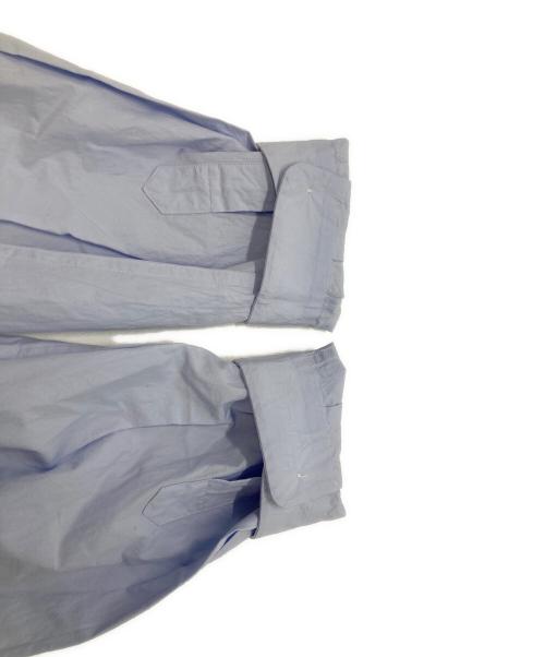 YAECA（ヤエカ）YAECA (ヤエカ) ボタンワイドシャツ　15107 ブルー サイズ:Mの古着・服飾アイテム