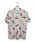 ARMANI EXCHANGE（アルマーニ エクスチェンジ）の古着「プリントTシャツ」｜ホワイト×レッド