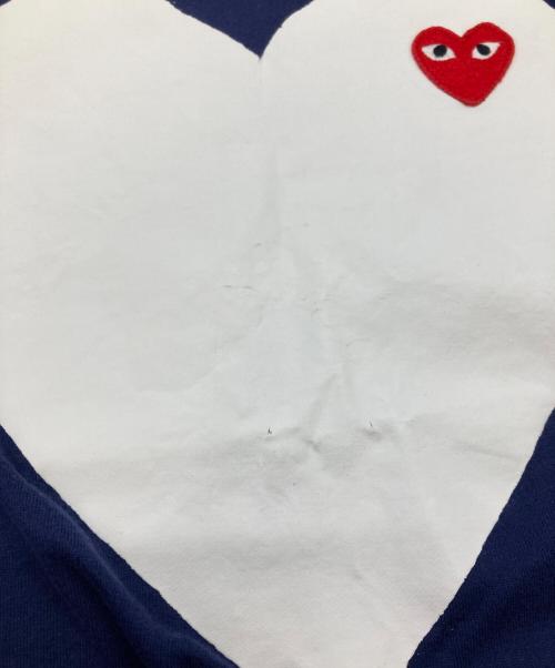 PLAY COMME des GARCONS（プレイコムデギャルソン）PLAY COMME des GARCONS (プレイコムデギャルソン) Tシャツ ネイビー サイズ:Lの古着・服飾アイテム