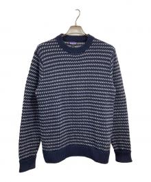 Patagonia（パタゴニア）の古着「バーズアイニット　STY50655FA21」｜ネイビー