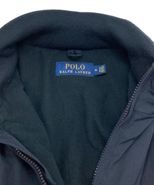 POLO RALPH LAUREN（ポロ・ラルフローレン）POLO RALPH LAUREN (ポロ・ラルフローレン) ポニーロゴフルジップブルゾン ネイビー サイズ:Mの古着・服飾アイテム