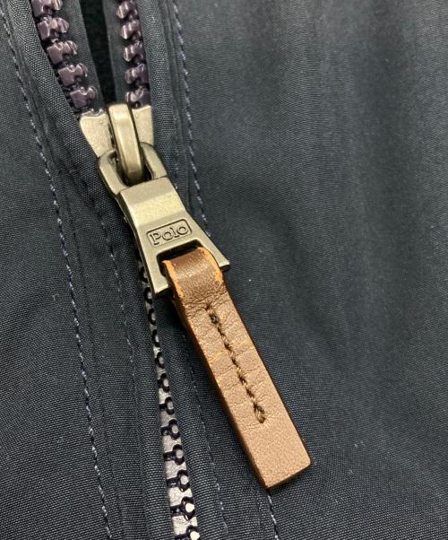 POLO RALPH LAUREN（ポロ・ラルフローレン）POLO RALPH LAUREN (ポロ・ラルフローレン) ポニーロゴフルジップブルゾン ネイビー サイズ:Mの古着・服飾アイテム