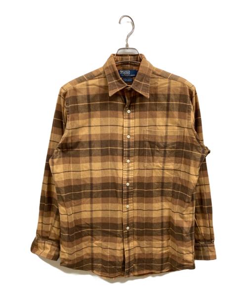 POLO RALPH LAUREN（ポロ・ラルフローレン）POLO RALPH LAUREN (ポロ・ラルフローレン) チェックシャツ ブラウン サイズ:Sの古着・服飾アイテム