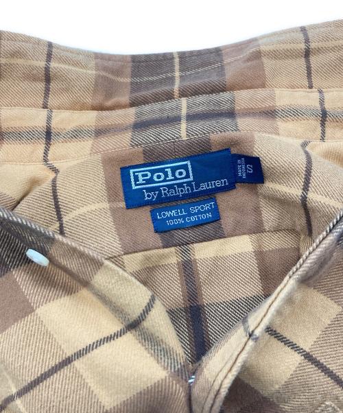 POLO RALPH LAUREN（ポロ・ラルフローレン）POLO RALPH LAUREN (ポロ・ラルフローレン) チェックシャツ ブラウン サイズ:Sの古着・服飾アイテム