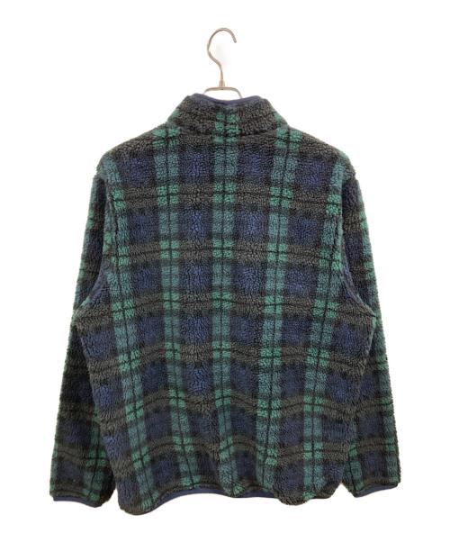 POLO RALPH LAUREN（ポロ・ラルフローレン）POLO RALPH LAUREN (ポロ・ラルフローレン) ポニーロゴフリース ネイビー×グリーン サイズ:Lの古着・服飾アイテム