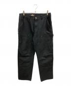 CarHarttカーハート）の古着「ダブルフロント ダック ペインターパンツ」｜ブラック