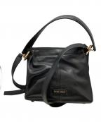 COLE HAANコールハーン）の古着「スモールターンロックバケットバッグ」｜ブラック