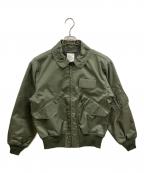 HOUSTONヒューストン）の古着「CWU-36P FLIGHT JACKET」｜カーキ