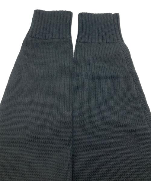 LAUREN RALPH LAUREN（ローレンラルフローレン）LAUREN RALPH LAUREN (ローレンラルフローレン) 刺繍タートルネックニット ブラック サイズ:Lの古着・服飾アイテム