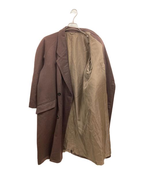 Christian Dior（クリスチャン ディオール）Christian Dior (クリスチャン ディオール) ダブルチェスターカシミヤコート ブラウン サイズ:Sの古着・服飾アイテム