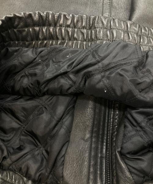 ST JOHN'S BAY（セントジョンズベイ）ST JOHN'S BAY (セントジョンズベイ) レザージャケット ブラック サイズ:XLの古着・服飾アイテム