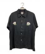 HOUSTONヒューストン）の古着「シャツ」｜ブラック