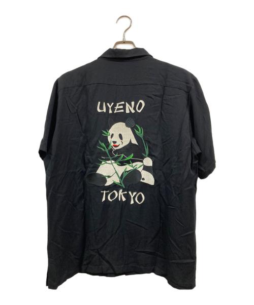 HOUSTON（ヒューストン）HOUSTON (ヒューストン) シャツ ブラック サイズ:XLの古着・服飾アイテム