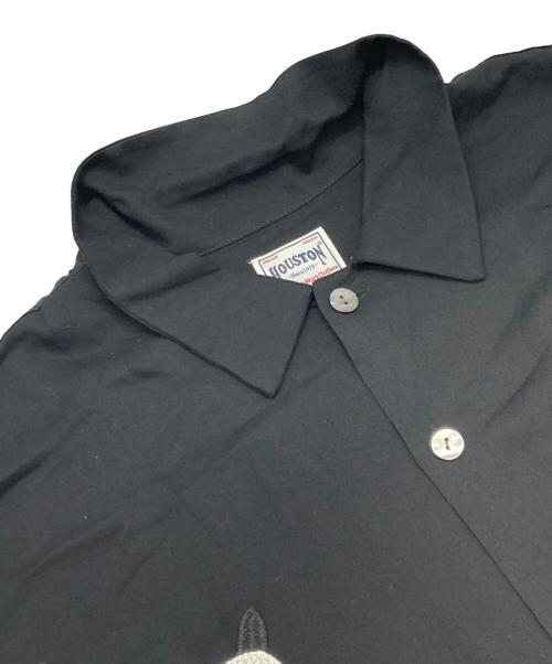 HOUSTON（ヒューストン）HOUSTON (ヒューストン) シャツ ブラック サイズ:XLの古着・服飾アイテム