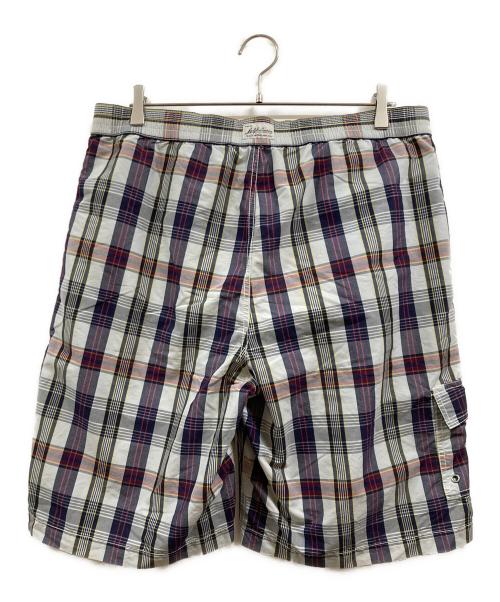 POLO RALPH LAUREN（ポロ・ラルフローレン）POLO RALPH LAUREN (ポロ・ラルフローレン) スイムショーツ ホワイト×ネイビー サイズ:Ⅼの古着・服飾アイテム