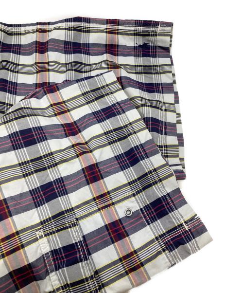 POLO RALPH LAUREN（ポロ・ラルフローレン）POLO RALPH LAUREN (ポロ・ラルフローレン) スイムショーツ ホワイト×ネイビー サイズ:Ⅼの古着・服飾アイテム