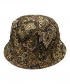 glambグラム）の古着「コブランバケットハット」｜オリーブ