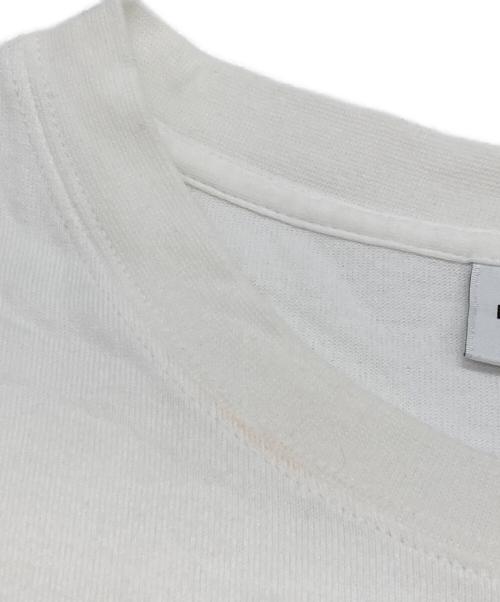 LACOSTE（ラコステ）LACOSTE (ラコステ) ルーズフィットヘビーウェイトバックプリントTシャツ ホワイト サイズ:XLの古着・服飾アイテム