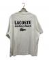 LACOSTE (ラコステ) ルーズフィットヘビーウェイトバックプリントTシャツ ホワイト サイズ:XL：4000円