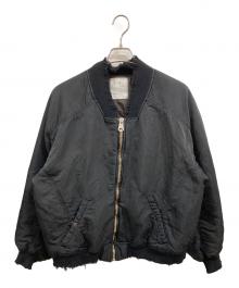 ANCELLM（アンセルム）の古着「FADED BOMBER JACKET」｜ブラック