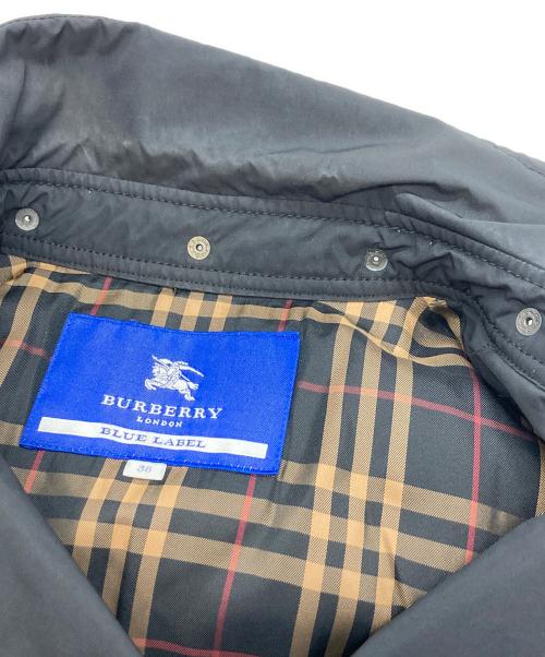 BURBERRY BLUE LABEL（バーバリー ブルー レーベル）BURBERRY BLUE LABEL (バーバリー ブルー レーベル) コート ブラック サイズ:38の古着・服飾アイテム
