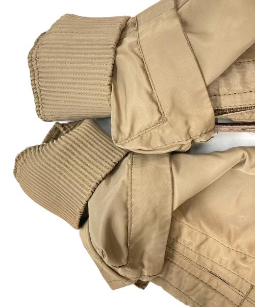 BURBERRY BLUE LABEL（バーバリー ブルー レーベル）BURBERRY BLUE LABEL (バーバリー ブルー レーベル) ファー付コート ベージュ サイズ:40の古着・服飾アイテム