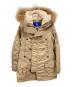 BURBERRY BLUE LABEL（バーバリー ブルー レーベル）の古着「ファー付コート」｜ベージュ