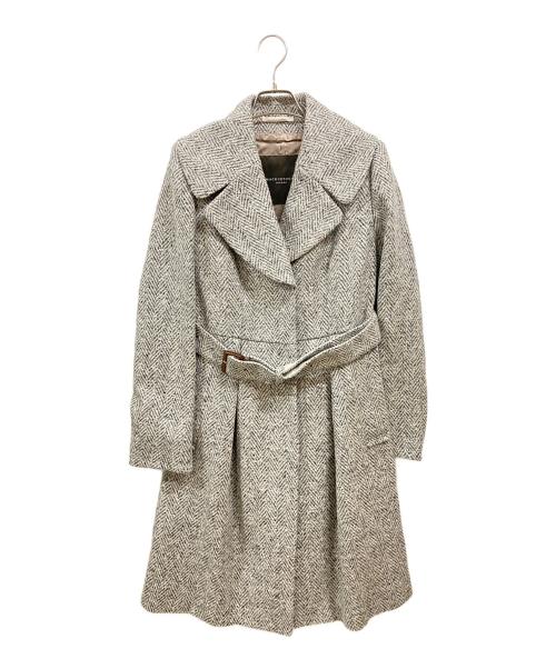 MACKINTOSH LONDON（マッキントッシュ ロンドン）MACKINTOSH LONDON (マッキントッシュ ロンドン) ベルト付コート グレー サイズ:38の古着・服飾アイテム