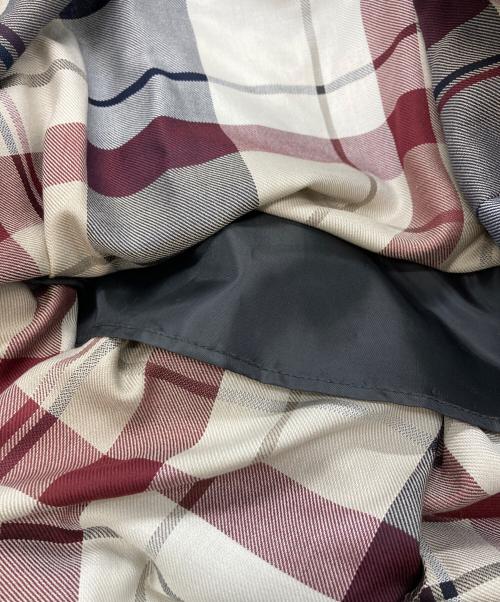 BLUE LABEL CRESTBRIDGE（ブルーレーベルクレストブリッジ）BLUE LABEL CRESTBRIDGE (ブルーレーベルクレストブリッジ) チェックワンピース ブラック×ベージュ サイズ:38の古着・服飾アイテム