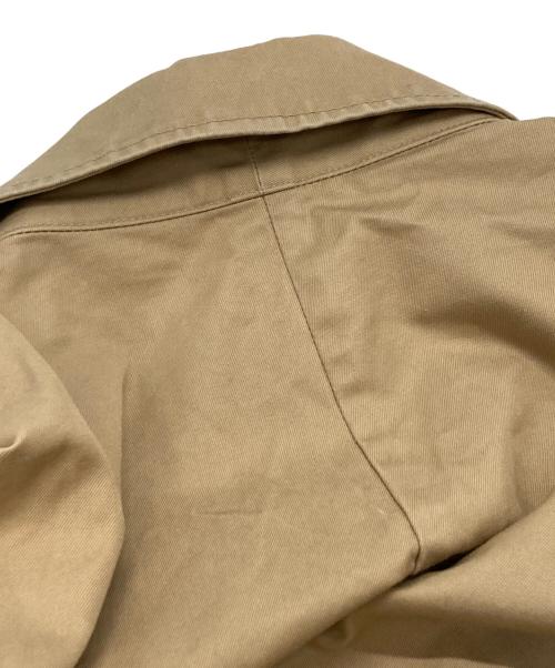 MUSE de Deuxieme Classe（ミューズ ドゥーズィエム クラス）MUSE de Deuxieme Classe (ミューズ ドゥーズィエム クラス) FINX ギャバオーバーコート ベージュ サイズ:Freeの古着・服飾アイテム