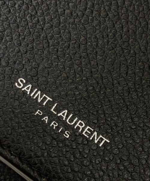 Saint Laurent Paris（サンローランパリ）Saint Laurent Paris (サンローランパリ) 3つ折り財布 ブラックの古着・服飾アイテム