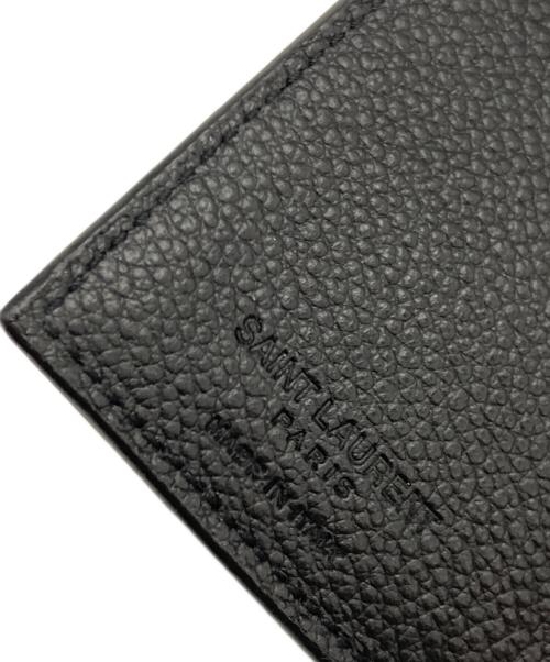 Saint Laurent Paris（サンローランパリ）Saint Laurent Paris (サンローランパリ) 3つ折り財布 ブラックの古着・服飾アイテム