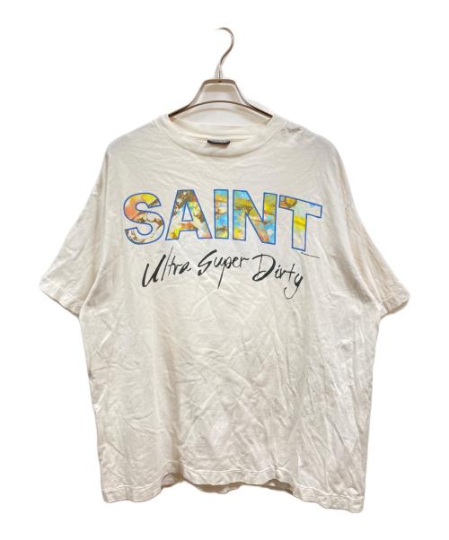 SAINT MICHAEL（セントマイケル）SAINT MICHAEL (セントマイケル) SUPER DIRTY SS TEE ホワイト サイズ:XLの古着・服飾アイテム