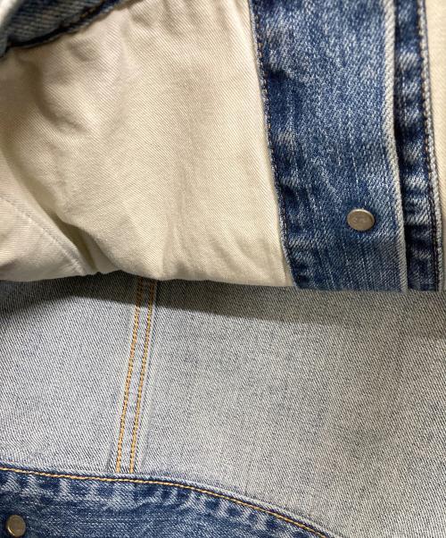 Hysteric Glamour（ヒステリックグラマー）Hysteric Glamour (ヒステリックグラマー) FERGADELIC METAL プリント デニムジャケット インディゴ サイズ:Lの古着・服飾アイテム