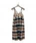 BLUE LABEL CRESTBRIDGE (ブルーレーベルクレストブリッジ) キャミソールチェックワンピース ベージュ×グレー サイズ:38：10000円