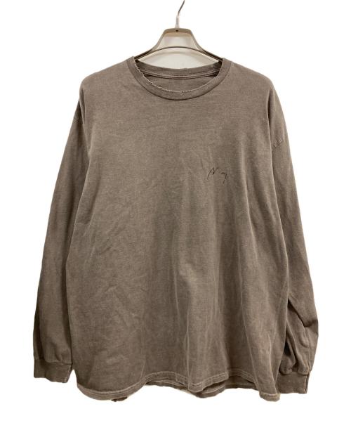ANCELLM（アンセルム）ANCELLM (アンセルム) EMBROIDERY DYED LS ブラウン サイズ:size1の古着・服飾アイテム