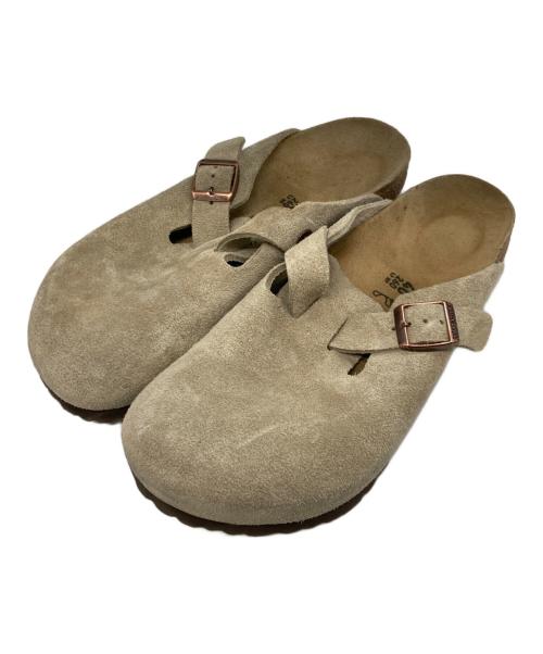 BIRKENSTOCK（ビルケンシュトック）BIRKENSTOCK (ビルケンシュトック) Boston スウェードサンダル ベージュ サイズ:26cmの古着・服飾アイテム