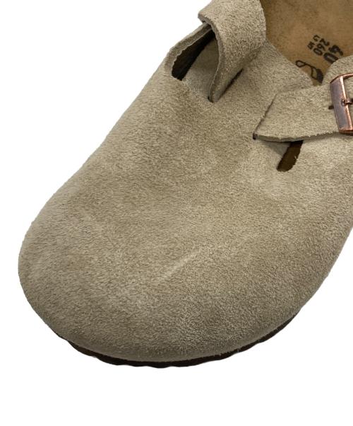 BIRKENSTOCK（ビルケンシュトック）BIRKENSTOCK (ビルケンシュトック) Boston スウェードサンダル ベージュ サイズ:26cmの古着・服飾アイテム