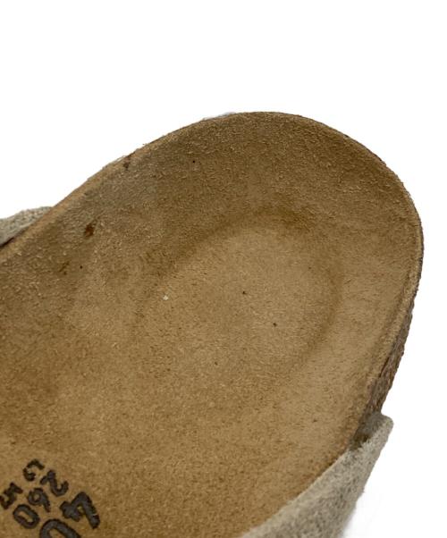 BIRKENSTOCK（ビルケンシュトック）BIRKENSTOCK (ビルケンシュトック) Boston スウェードサンダル ベージュ サイズ:26cmの古着・服飾アイテム