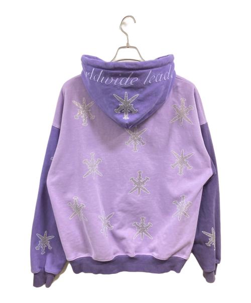 unknown（アンノーン）Unknown (アンノーン) ジップパーカー パープル サイズ:Ｍの古着・服飾アイテム