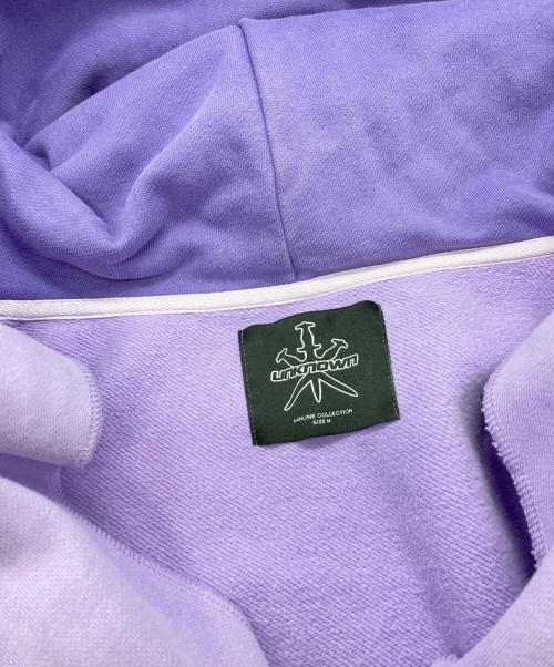 unknown（アンノーン）Unknown (アンノーン) ジップパーカー パープル サイズ:Ｍの古着・服飾アイテム