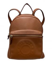 COLE HAAN（コールハーン）の古着「レザーバックパック」｜ブラウン