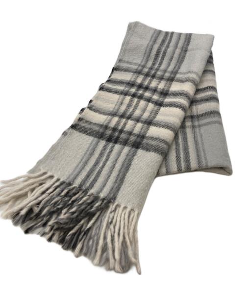 THE INOUE BROTHERS（イノウエブラザーズ）THE INOUE BROTHERS (イノウエブラザーズ) アルパカマフラー グレーの古着・服飾アイテム