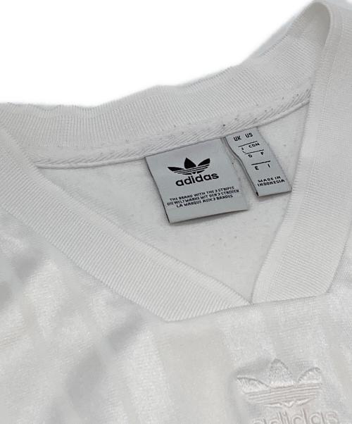 adidas（アディダス）adidas (アディダス) Tシャツ ホワイト サイズ:Lの古着・服飾アイテム