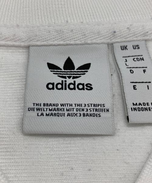 adidas（アディダス）adidas (アディダス) Tシャツ ホワイト サイズ:Lの古着・服飾アイテム