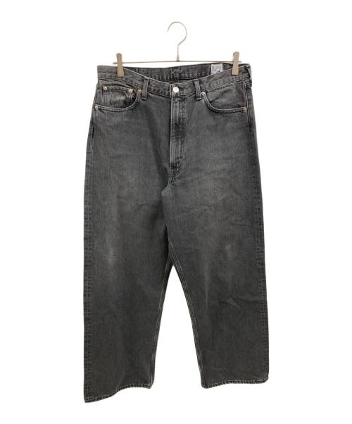 orSlow（オアスロウ）orSlow (オアスロウ) SUPER DAD'S FIT DENIM ブラック サイズ:Lの古着・服飾アイテム