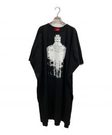 Vivienne Westwood（ヴィヴィアンウエストウッド）の古着「INVASION ORBプリントボーイズビッグTシャツ」｜ブラック