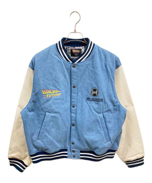 niko and（ニコアンド）niko and (ニコアンド) back to the future (バックトゥザフューチャー) ジャケット インディゴ サイズ:Mの古着・服飾アイテム