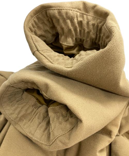 LACOSTE（ラコステ）LACOSTE (ラコステ) ピケダウンジャケット ベージュ サイズ:Sの古着・服飾アイテム